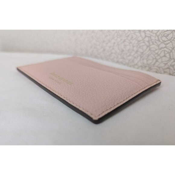 Kate Spade Light Pink Leather Card Case Holder Wallet - Picture 4 of 6